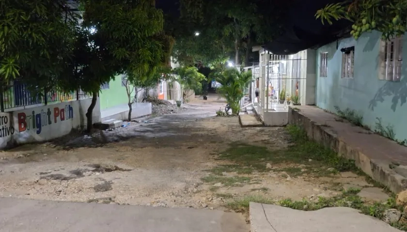 Aspecto del barrio Abajo, en el municipio de Malambo. 