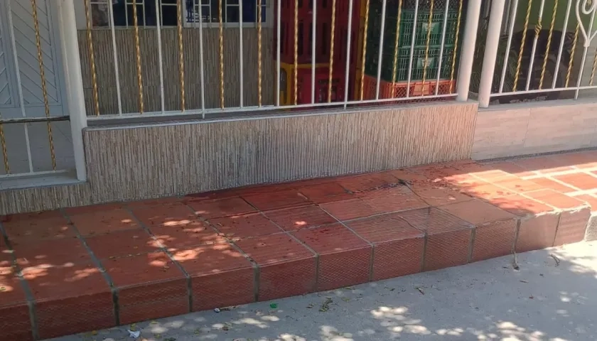 Lugar donde asesinaron al vendedor de aguacates.