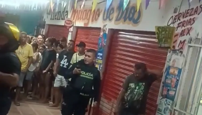 Lugar donde sucedió el crimen.