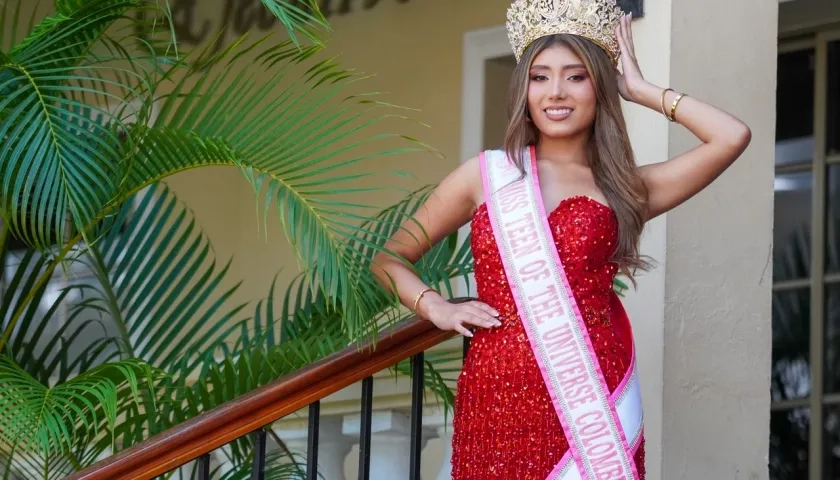 María Paz Chamorro, representante de Colombia en el Miss Teen of the Universe Colombia 2026.