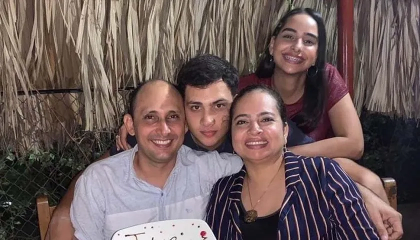 La familia masacrada el 29 de diciembre de 2024 en Aguachica.