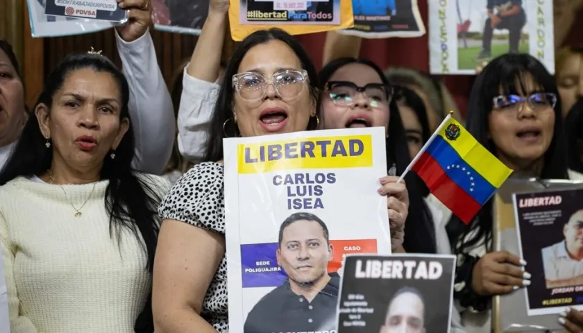 ONG pide la liberación de presos políticos en Venezuela