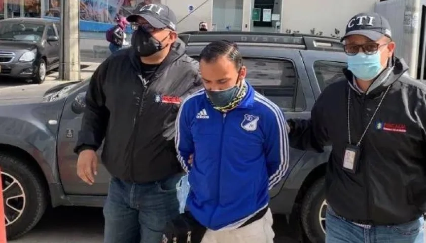 Óscar Alexander Márquez Rojas, uno de los patrulleros.