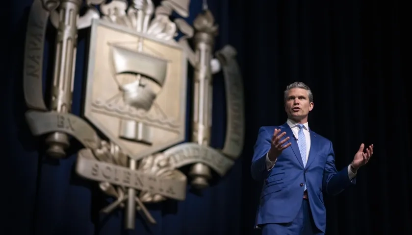 El secretario de Guerra de Estados Unidos, Pete Hegseth.