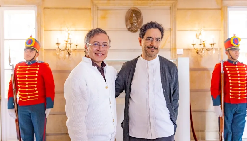 Gustavo Petro e Iván Cepeda.