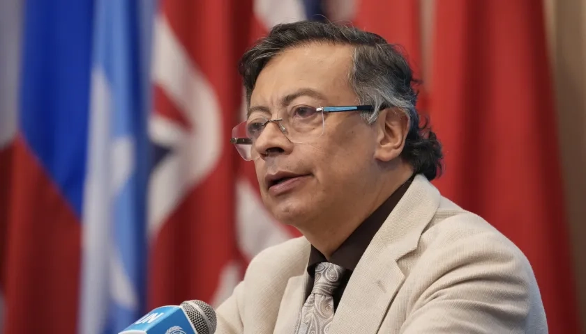 El Presidente Gustavo Petro.