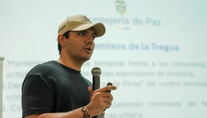 Camilo Pineda, delegado del Gobierno Nacional para el Espacio de Conversación Sociojurídico de Barranquilla de la Consejería de Paz.