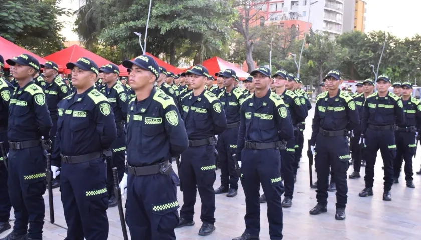 Policía Metropolitana de Barranquilla. 