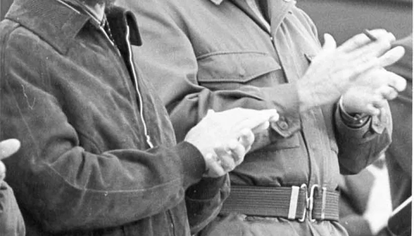 Ramiro Valdés Menéndez y Fidel Castro