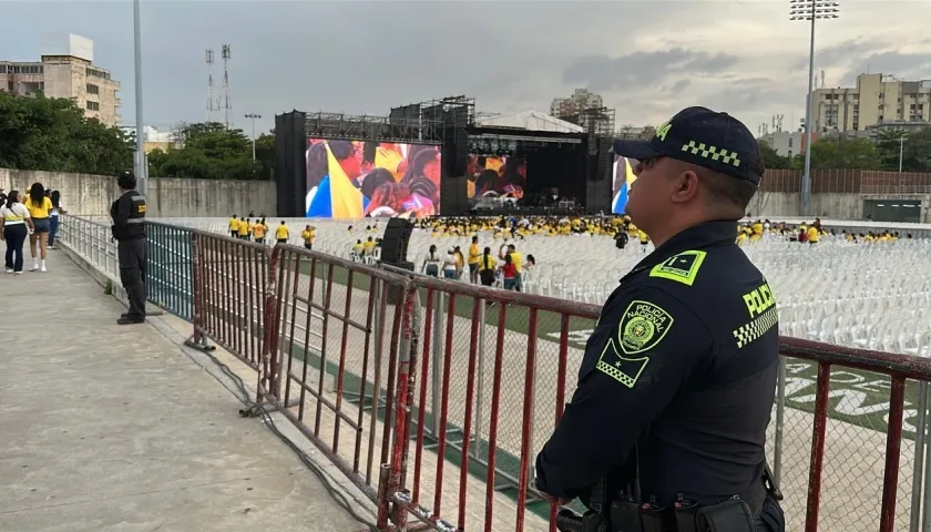 Imagen del Fan Zone del Romelio Martínez.