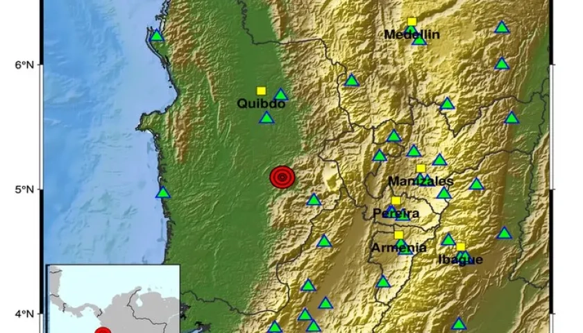 Sismo en Chocó.