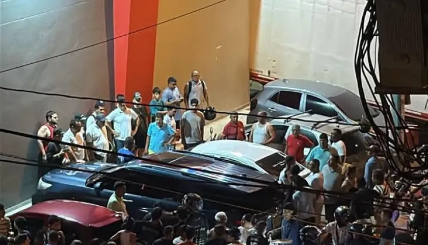 Lugar de los hechos en el barrio Los Manantiales, de Soledad. 