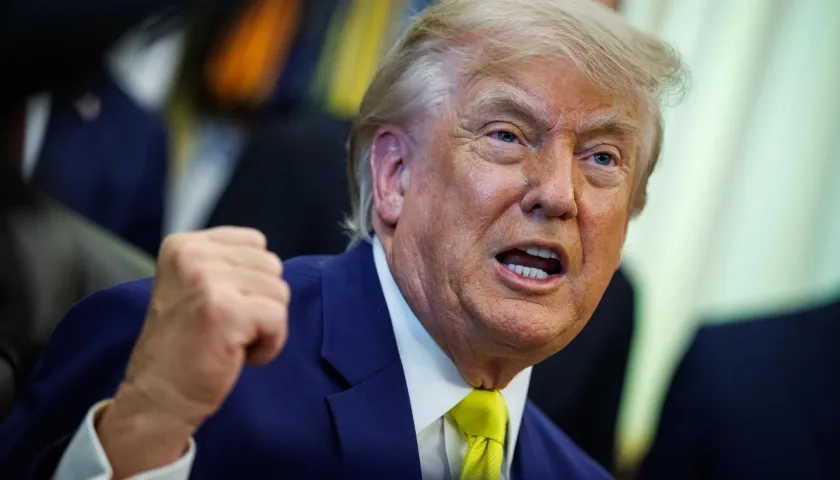 Trump dice que podría tomar Irán "mañana" si quisiera enviar soldados