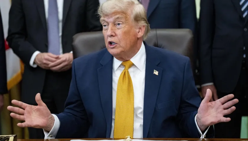 El Presidente de Estados Unidos, Donald Trump.
