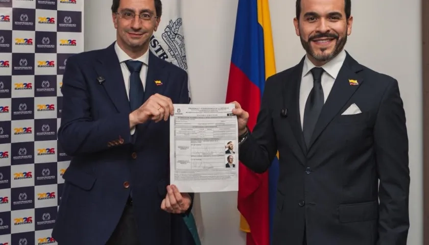 Abelardo De la Espriella, candidato presidencial. 