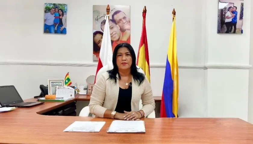 Alcaldesa del municipio de Malambo, Yenis Orozco.
