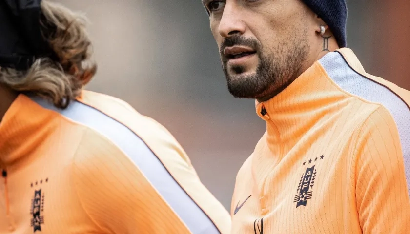 Giorgian De Arrascaeta, mediocampista de la selección uruguaya.
