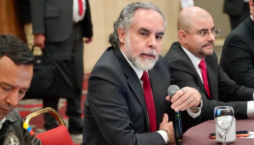 Armando Benedetti, ministro del Interior. 