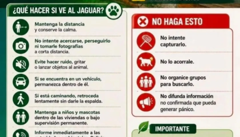 Afiche informativo. 