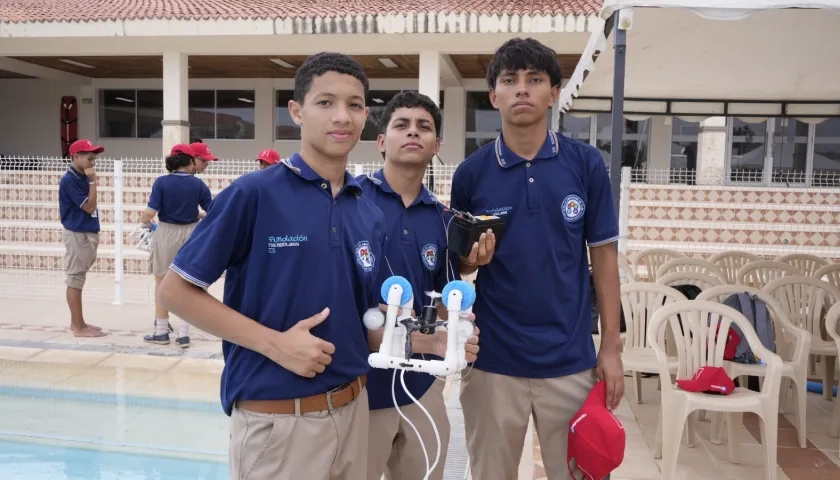 Estudiantes de la IED Evelyn Abuchaibe de Daes. 