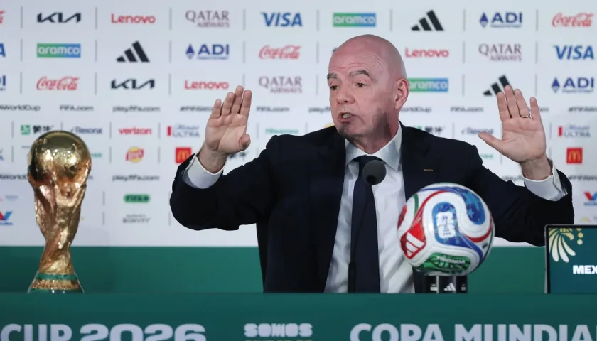 Gianni Infantino, presidente de la Fifa. 