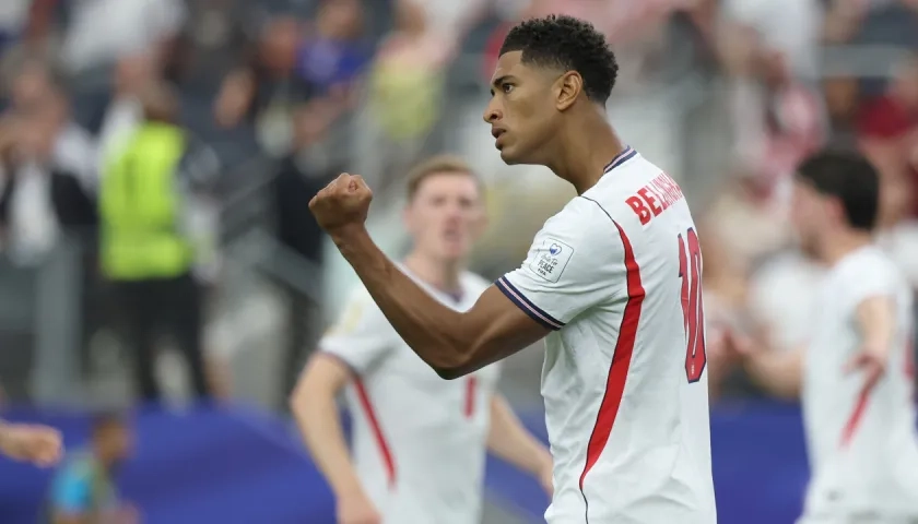 Jude Bellingham, delantero de la selección inglesa. 