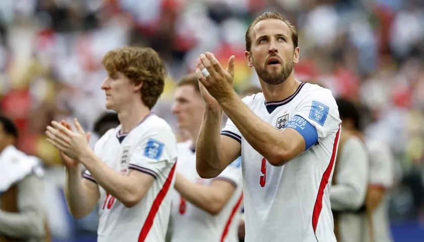 Harry Kane, delantero y capitán de la selección inglesa. 