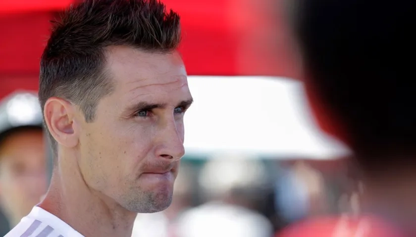 Miroslav Klose, exdelantero de la selección alemana.