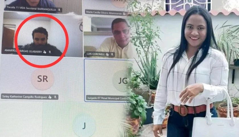 Liliana Segovia y aspecto de la audiencia a Andrés Mauricio Álvarez Vega