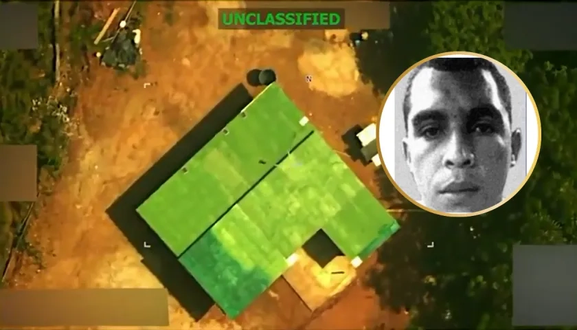 'Niño Guerreo' y el lugar del ataque del Comando Sur de los Estados Unidos