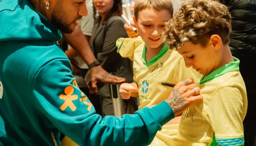 El astro brasileño Neymar.