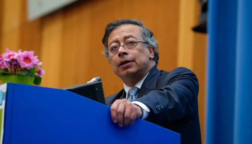 Gustavo Petro, presidente de la República. 