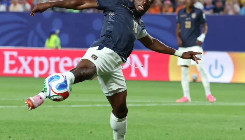 Enner Valencia, delantero de Ecuador, espera marcar gol contra Alemania.