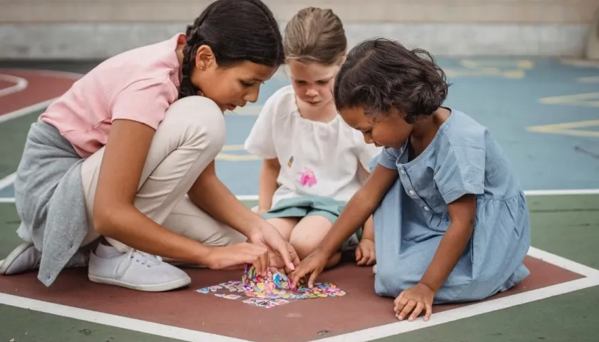 Niñas jugando. Imagen de referencia. 