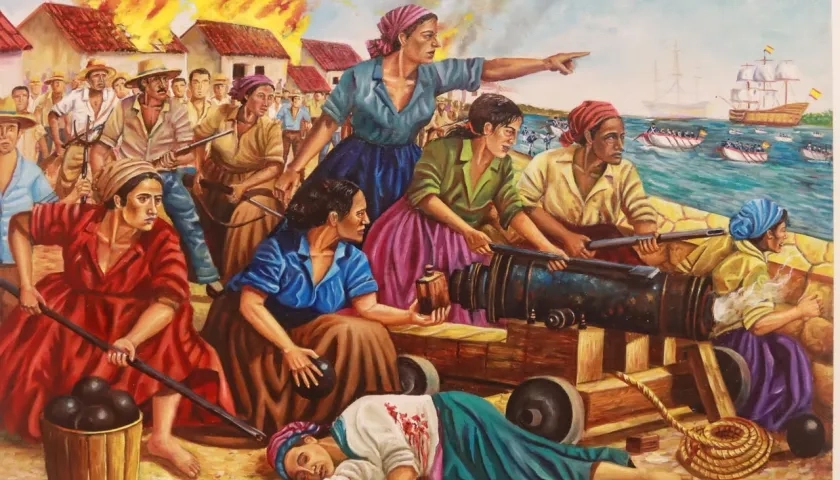 Obras que hacen parte de la exposición. 