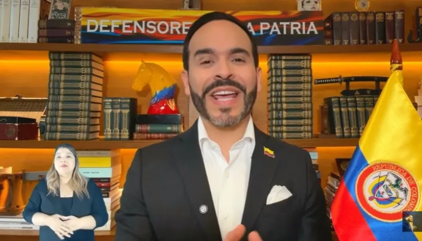 El presidente electo Abelardo De La Espriella. 