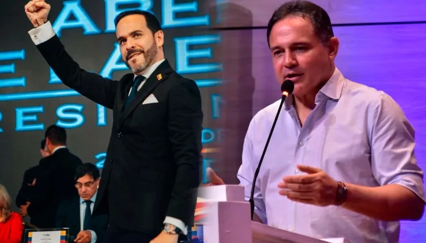 Abelardo De La Espriella y Honorio Henríquez. 