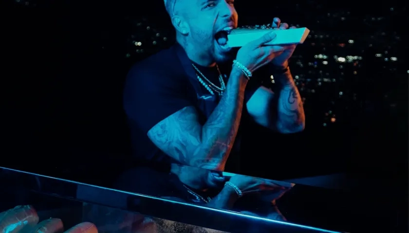 El cantante barranquillero Altafulla.