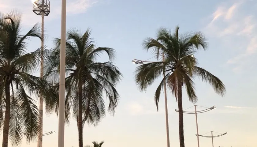 Alumbrado público en Santa Marta.