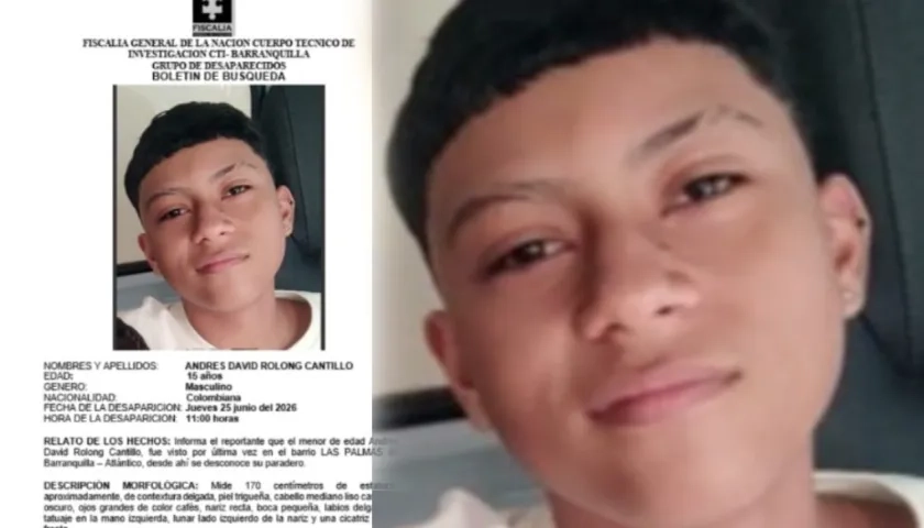 Andrés David Rolong Cantillo.