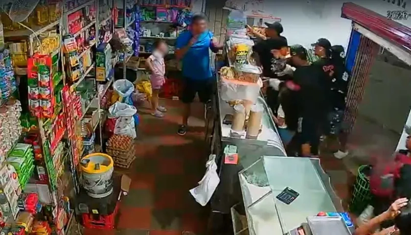 Atraco en tienda de Ponedera.