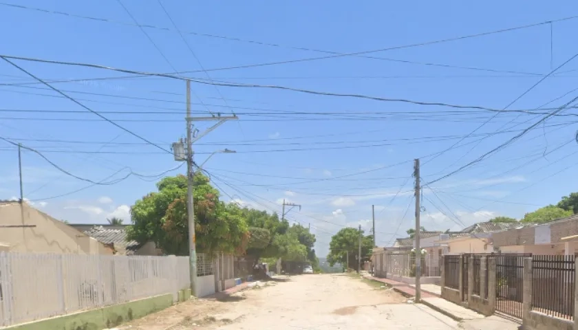Aspecto del barrio El Valle de Barranquilla. 