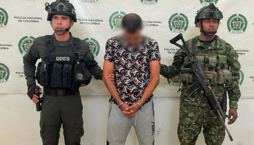 La captura fue realizada en el municipio de Aguachica. 