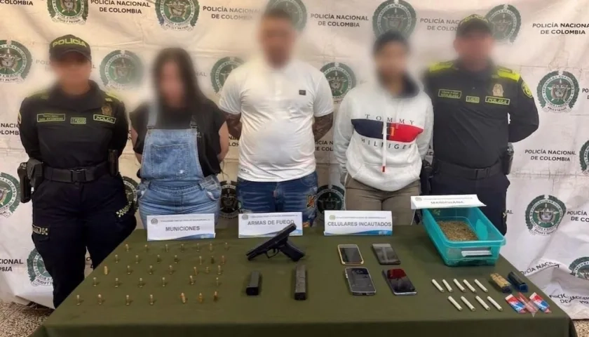 Capturados en operativo en Villa Muvdi.