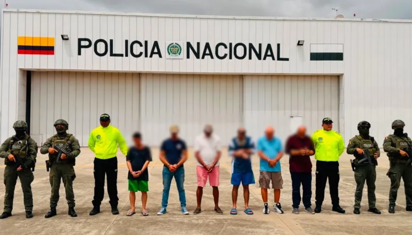 Capturados por la Policía.