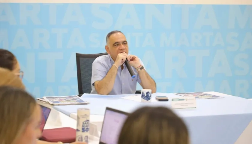 Carlos Pinedo, alcalde de Santa Marta.