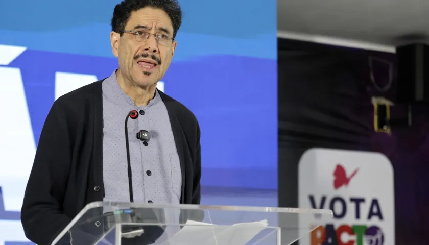 Excandidato presidencial Iván Cepeda. 