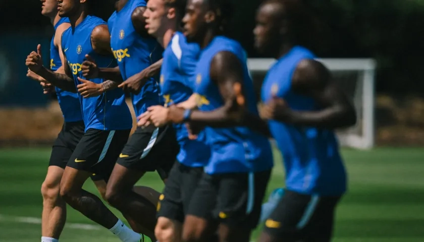 Imagen de los jugadores del Chelsea.
