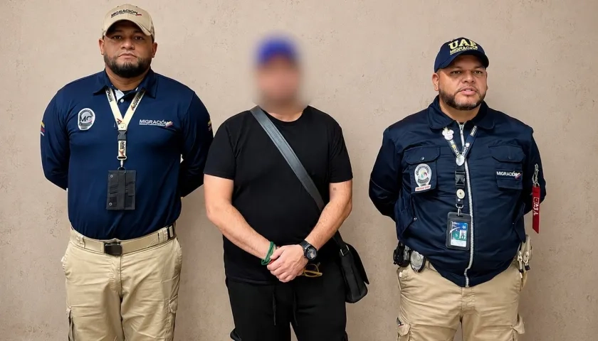 Ciudadano mexicano capturado en el Aeropuerto de Rionegro.