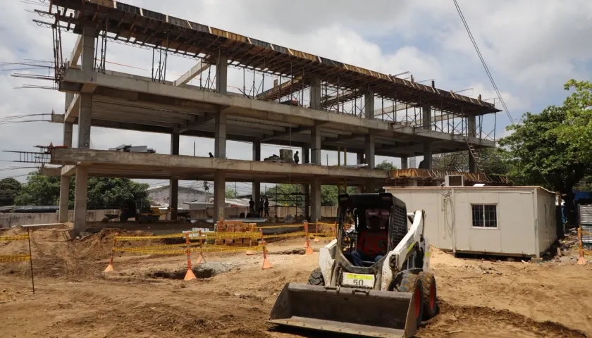 Construcción de nuevas aulas en la IED Juan José Rondón.